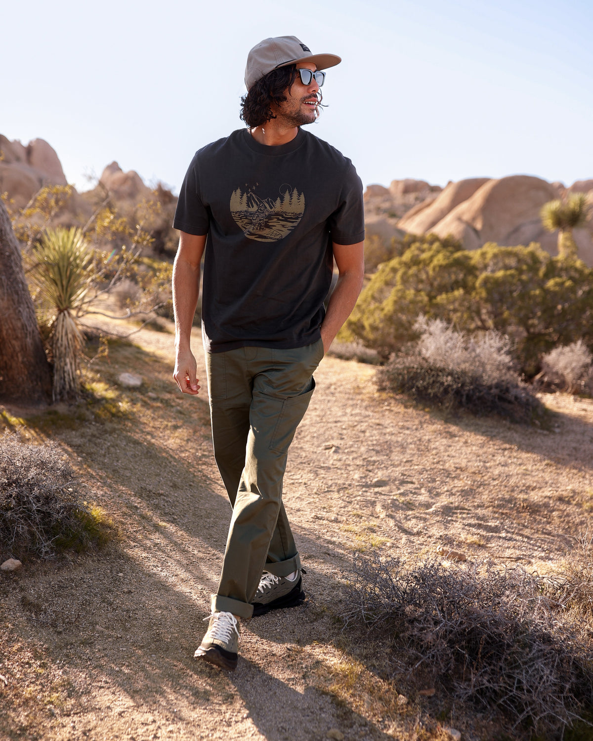Tentree Men's Regenerative Lake Life Portal T-Shirt