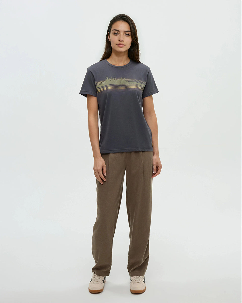 Tentree Women's Wildfire Retro Treeline T-Shirt