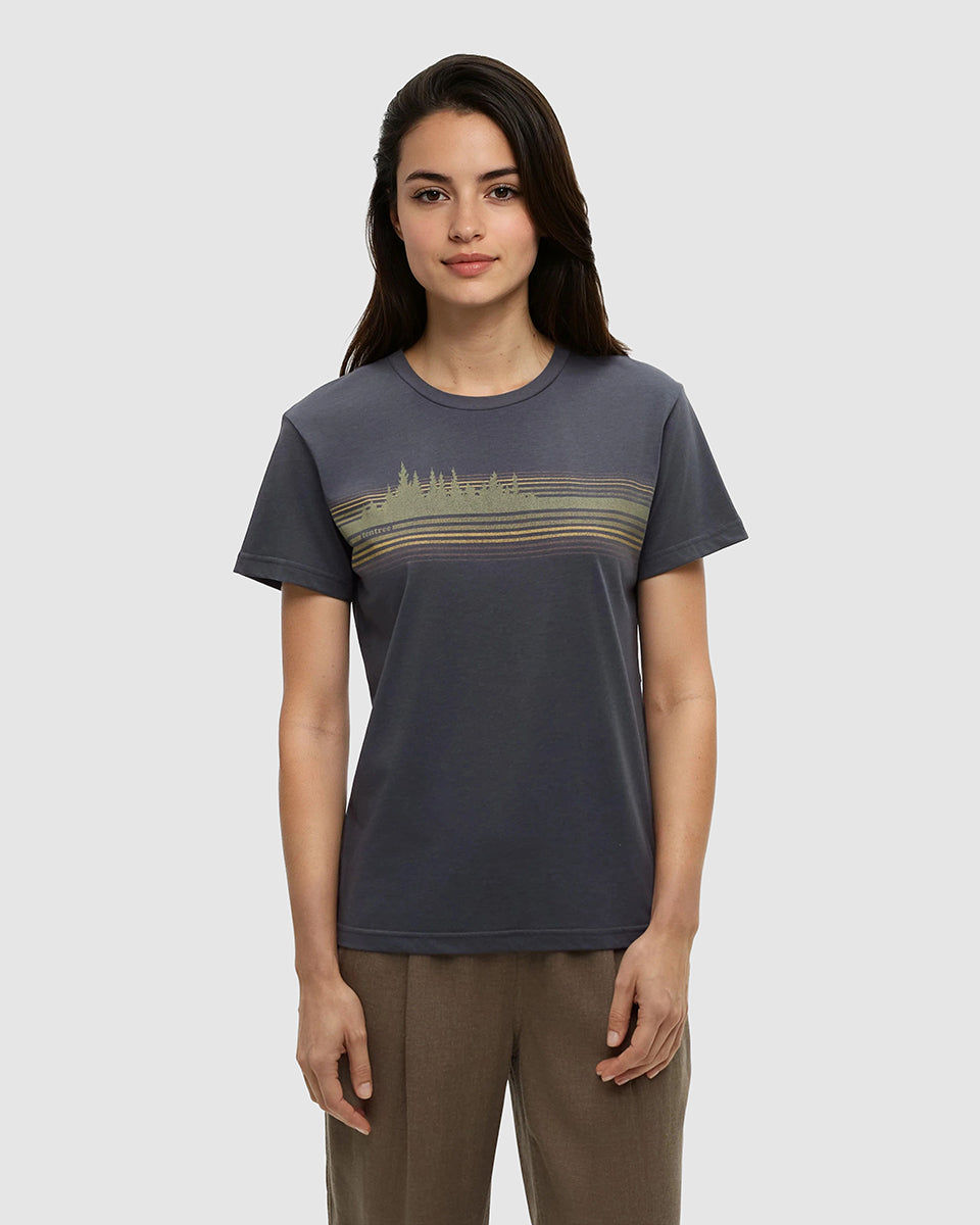 Tentree Women's Wildfire Retro Treeline T-Shirt
