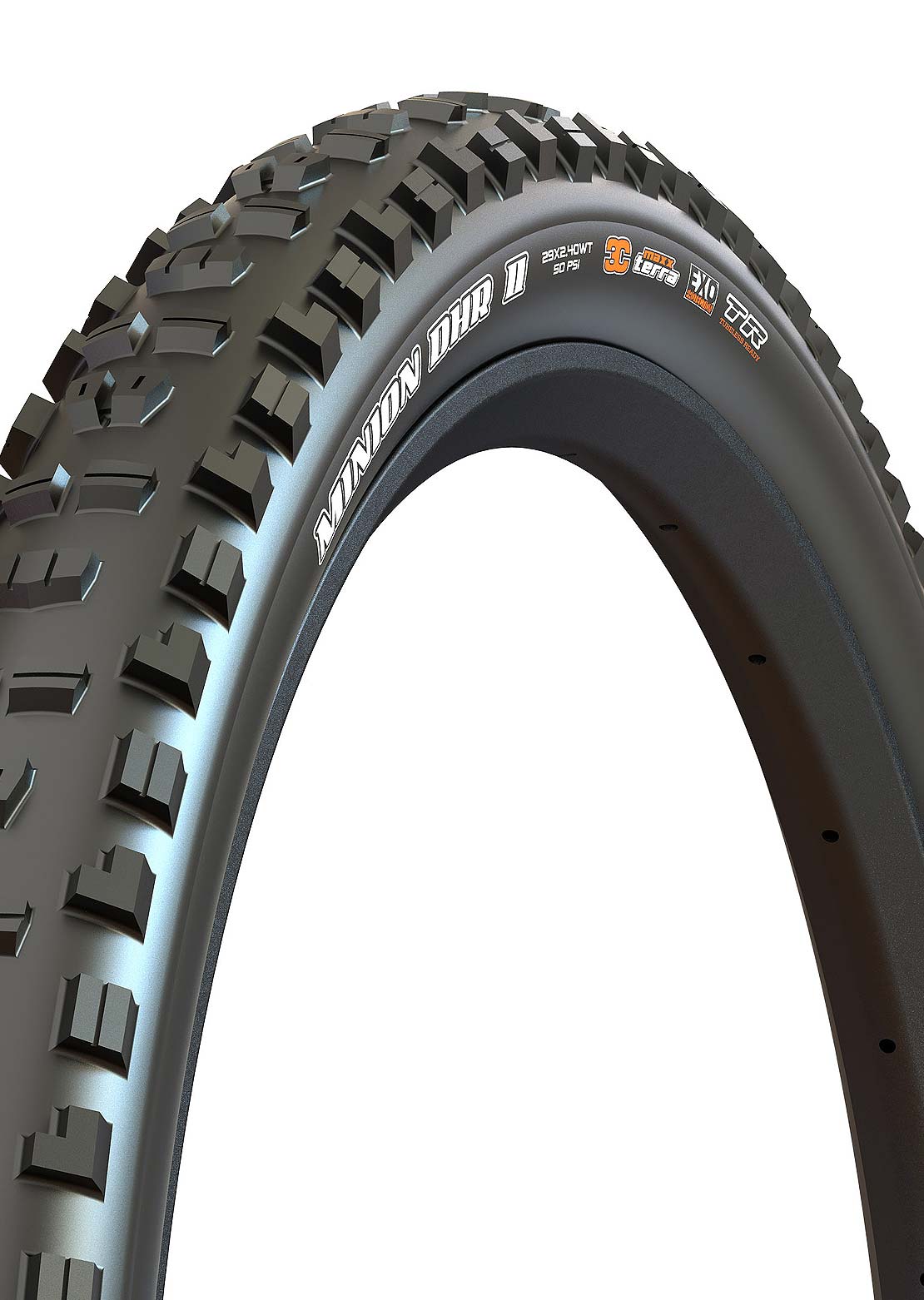 Maxxis Minion DHF Pneu Pliable Tubeless Ready 3C Maxx Terra EXO Wide Trail 60TPI Mountain Bike Tires - 29" x 2.5"