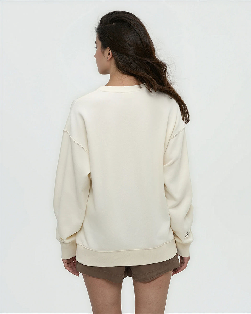 Tentree Women's Haiti Embroidery Relaxed Crew