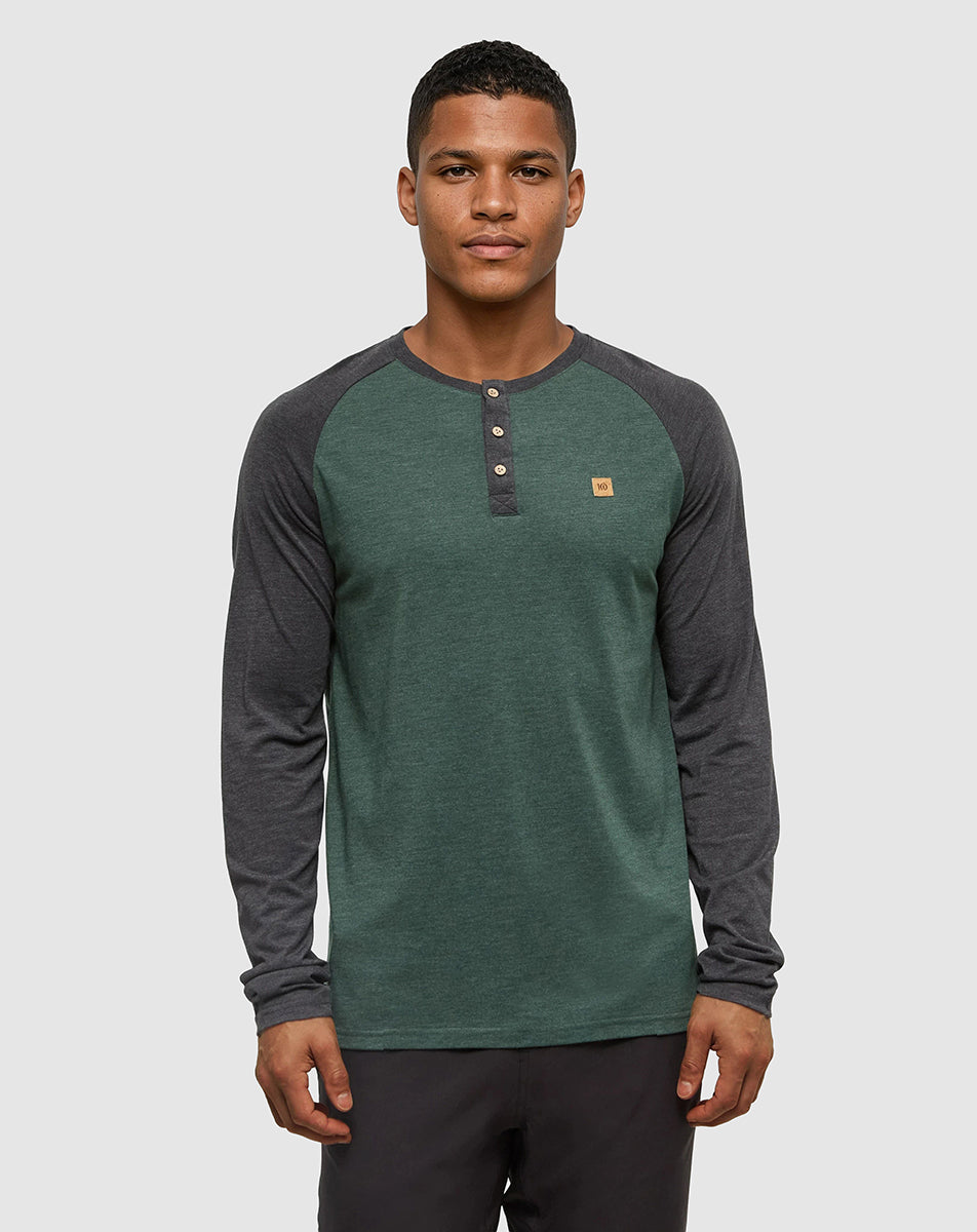 Tentree Men's TreeBlend Baker Henley Longsleeve
