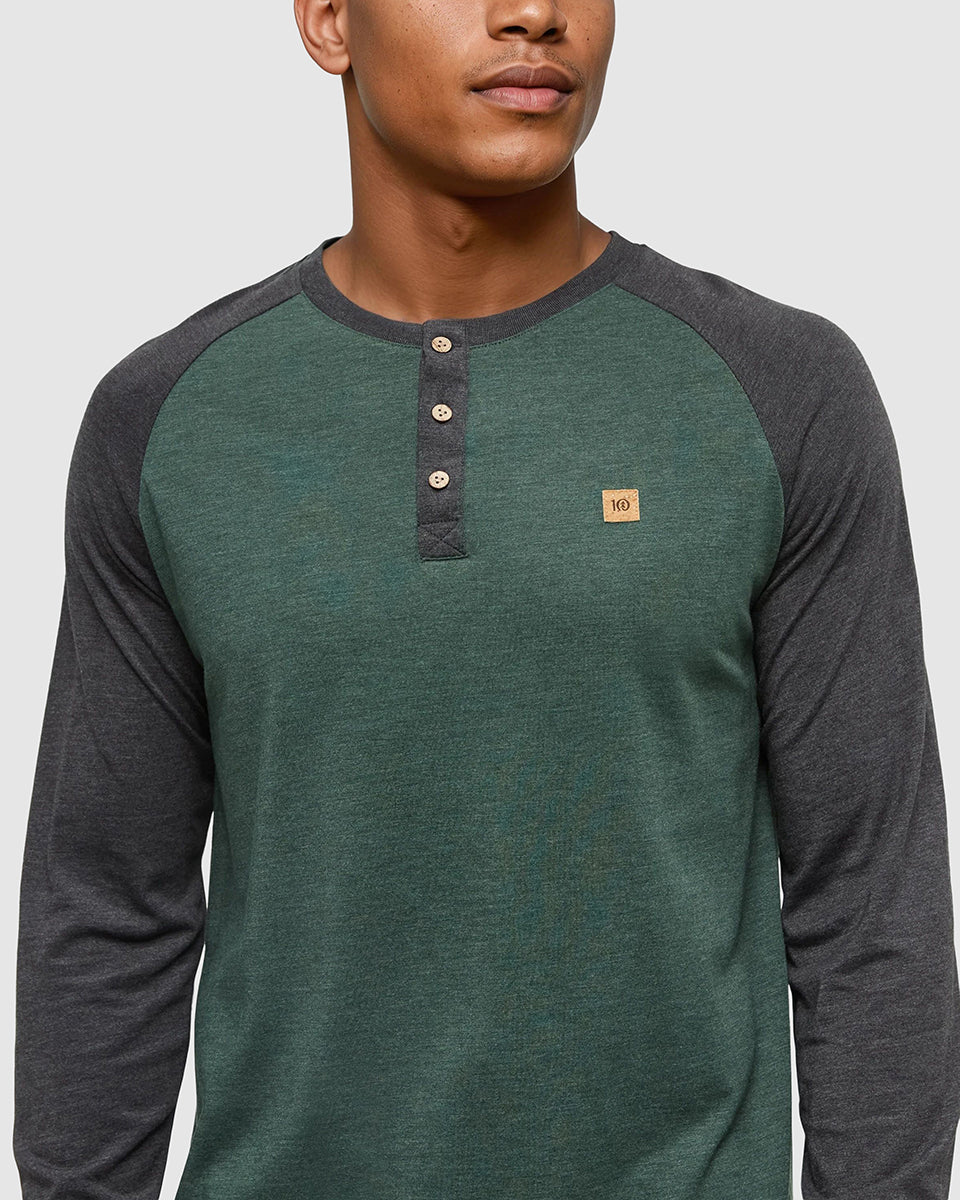 Tentree Men's TreeBlend Baker Henley Longsleeve