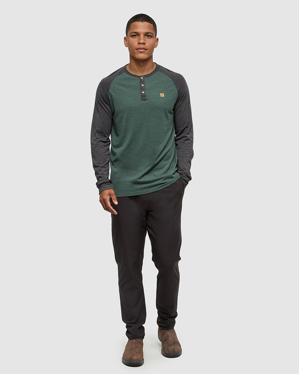 Tentree Men's TreeBlend Baker Henley Longsleeve