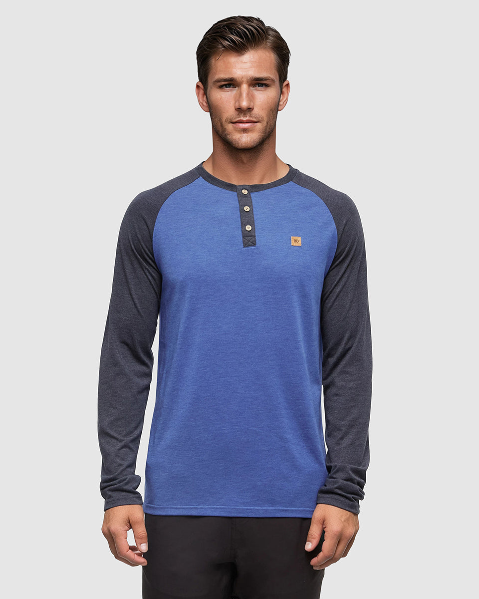 Tentree Men's TreeBlend Baker Henley Longsleeve