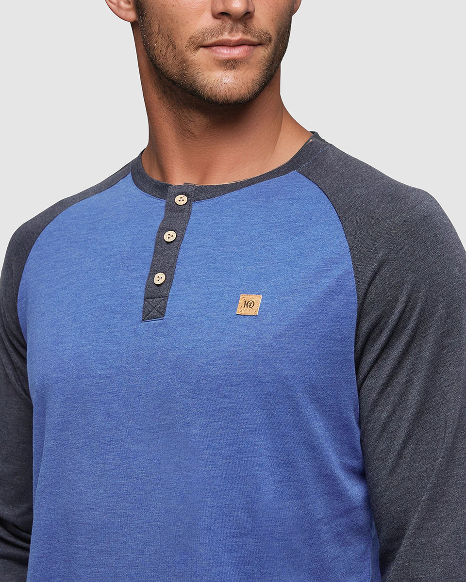 Tentree Men's TreeBlend Baker Henley Longsleeve