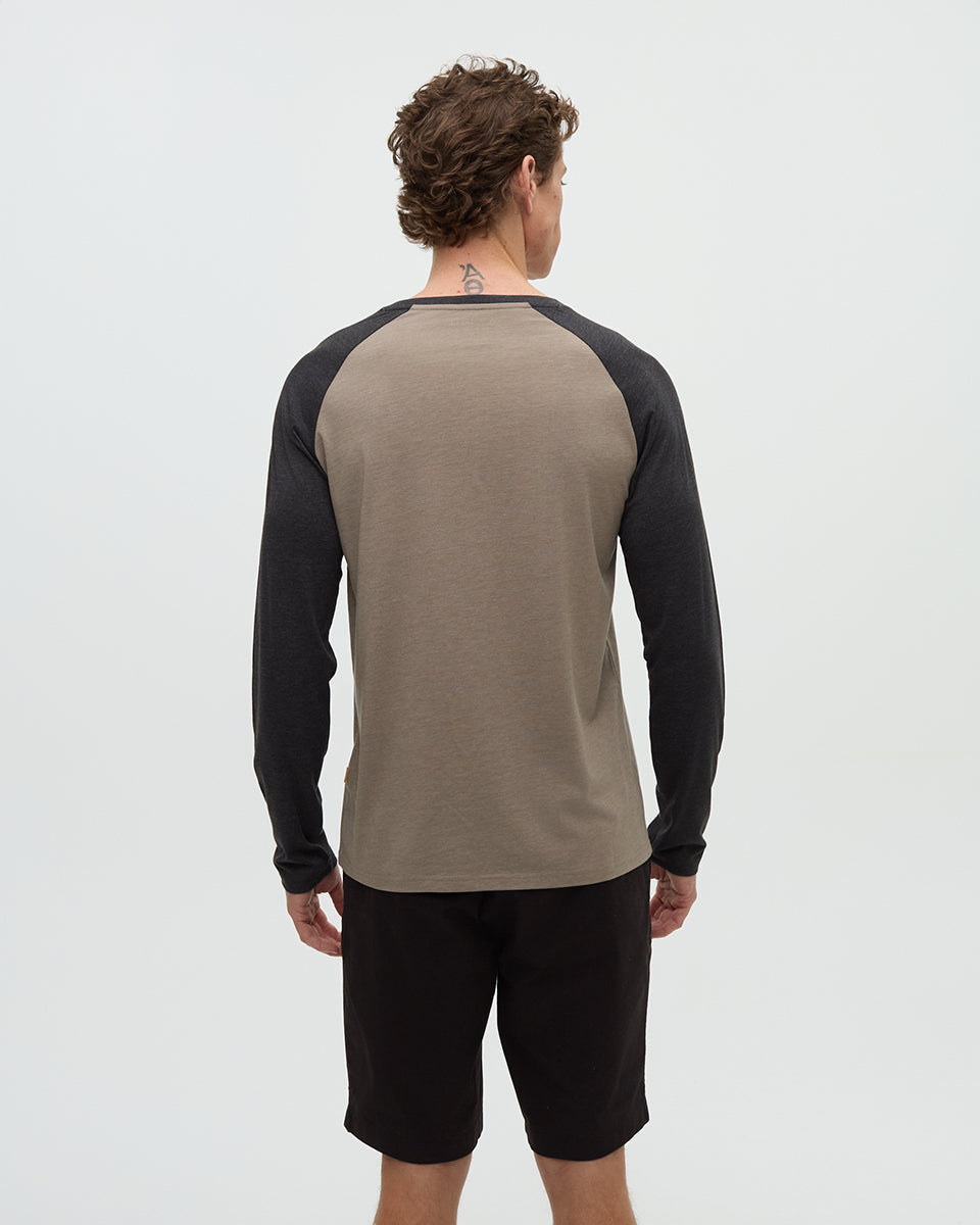 Tentree Men's TreeBlend Baker Henley Longsleeve