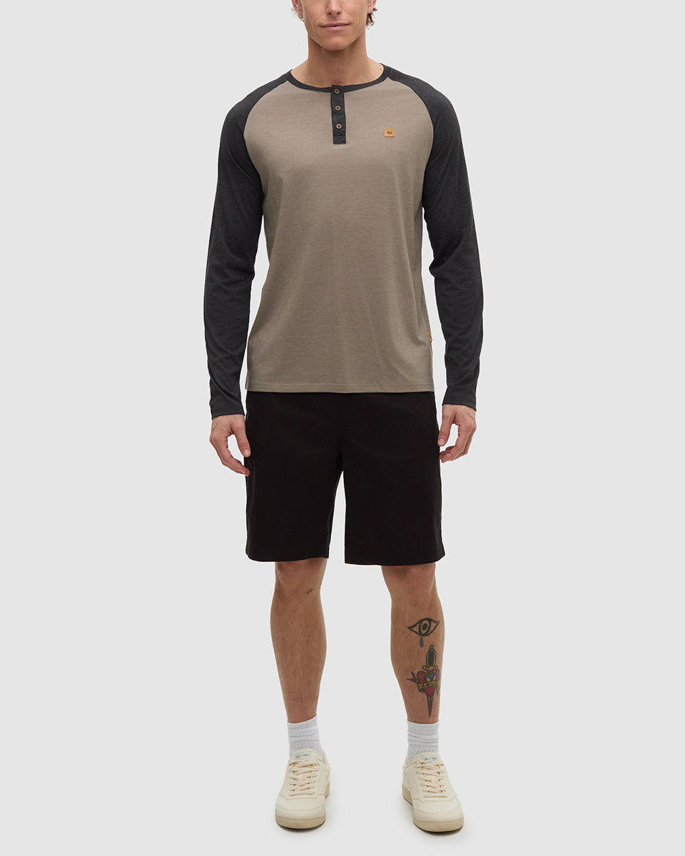 Tentree Men's TreeBlend Baker Henley Longsleeve