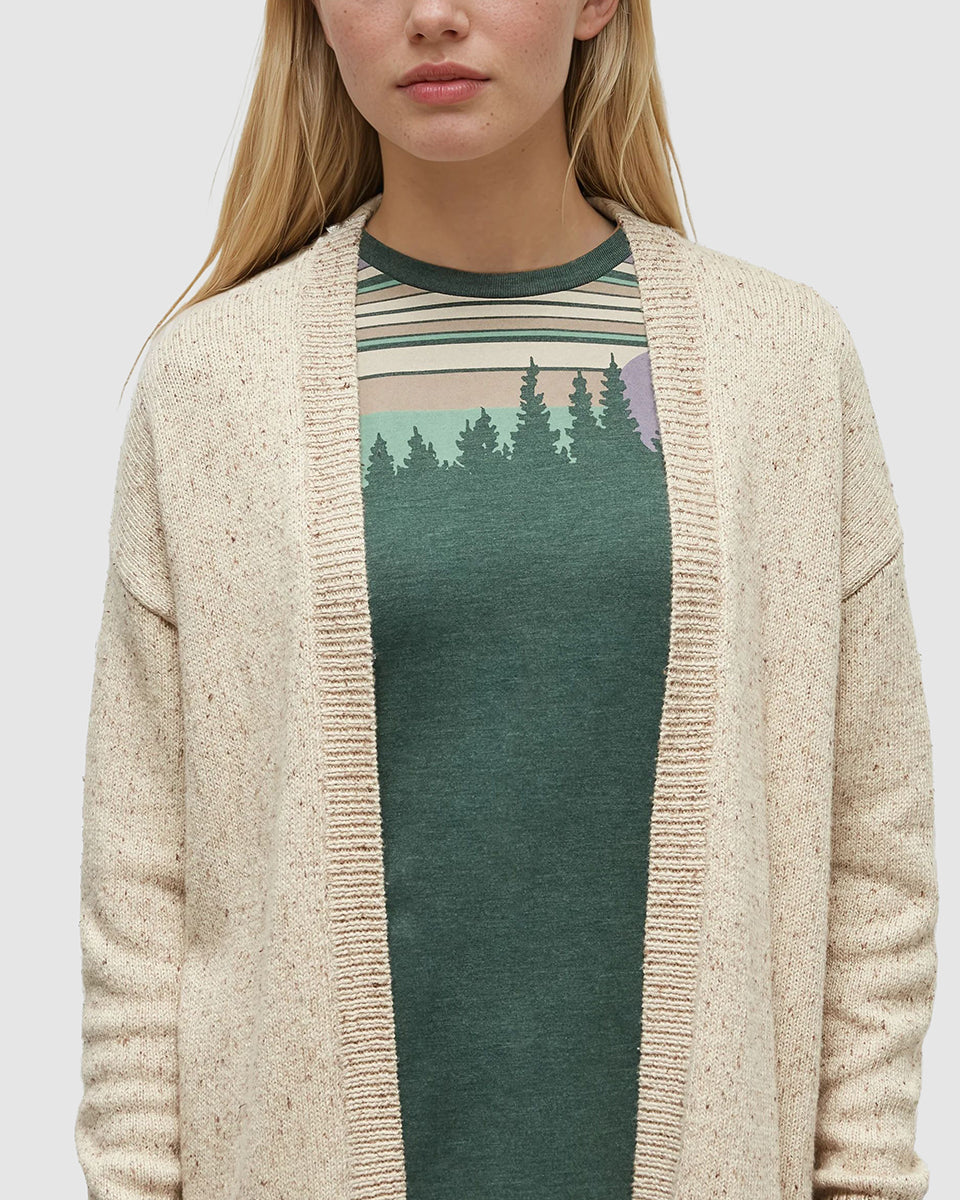Tentree Women's Prairies Fleck Cardigan