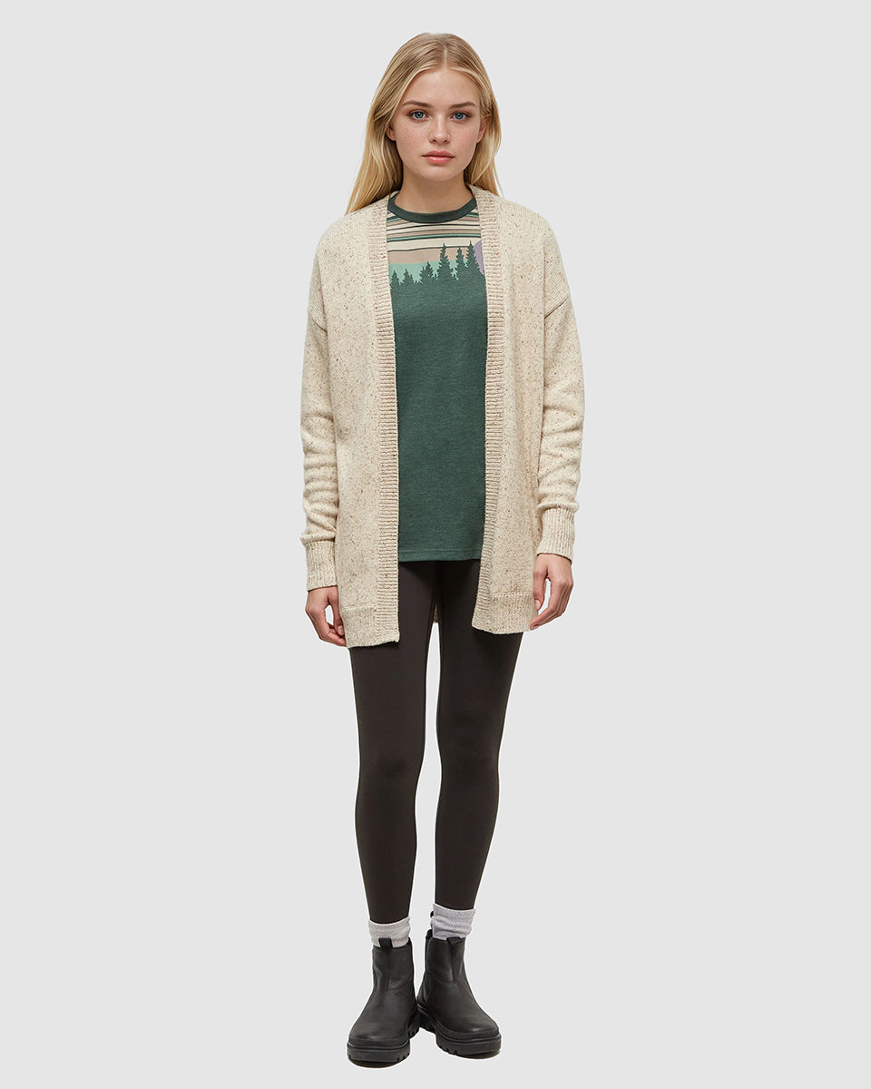 Tentree Women's Prairies Fleck Cardigan