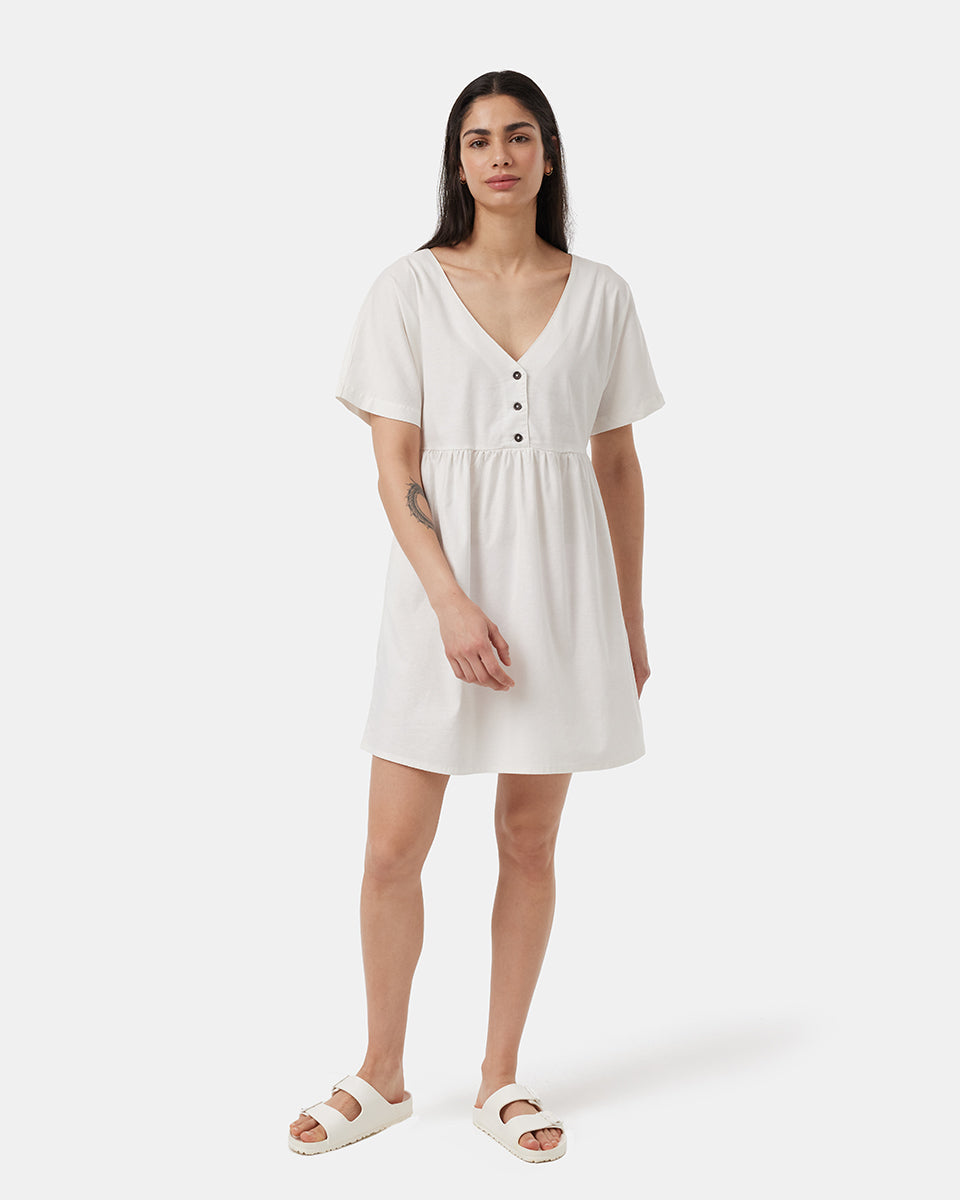 Tentree Women's Hemp Button Front Swing Dress