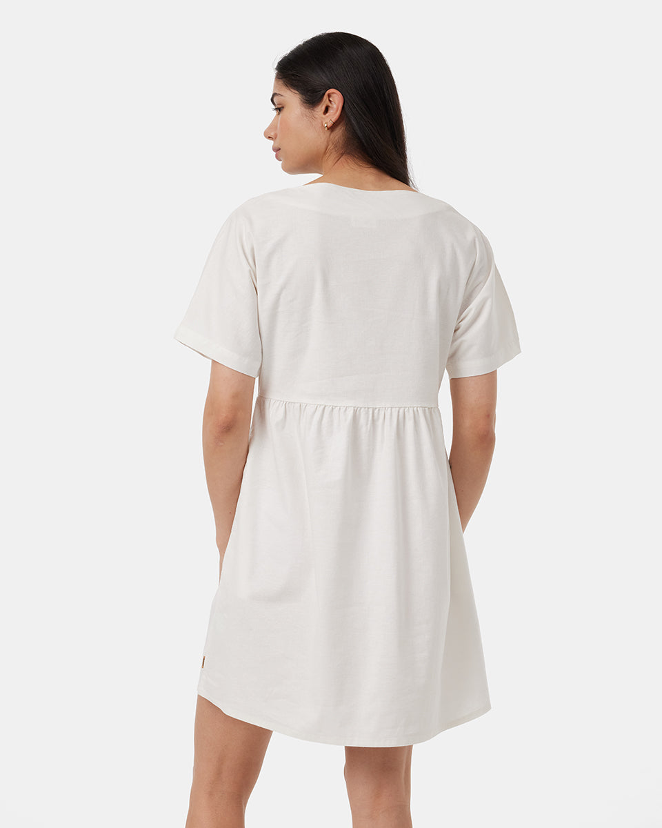 Tentree Women's Hemp Button Front Swing Dress