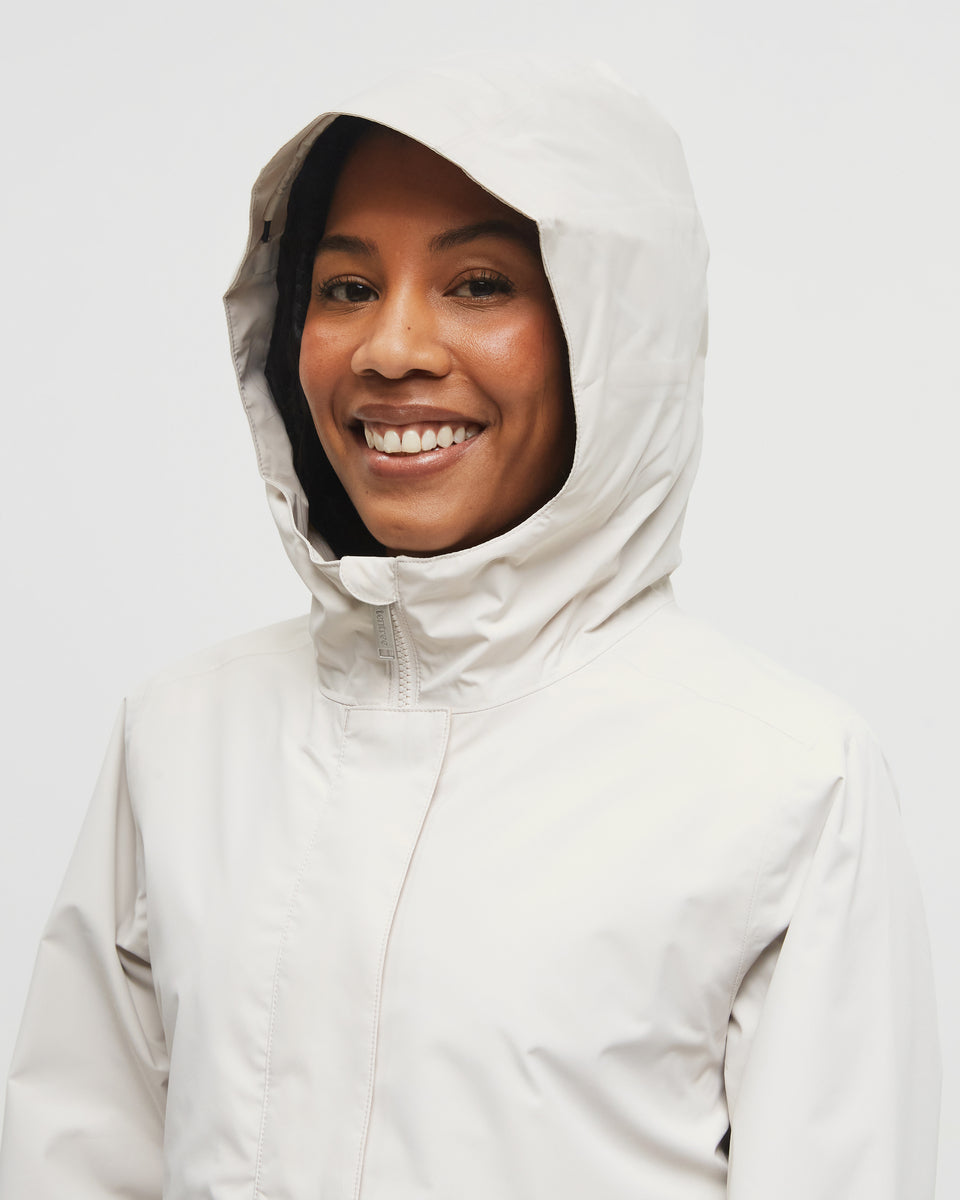 Tentree Women's Nimbus Long Rain Jacket