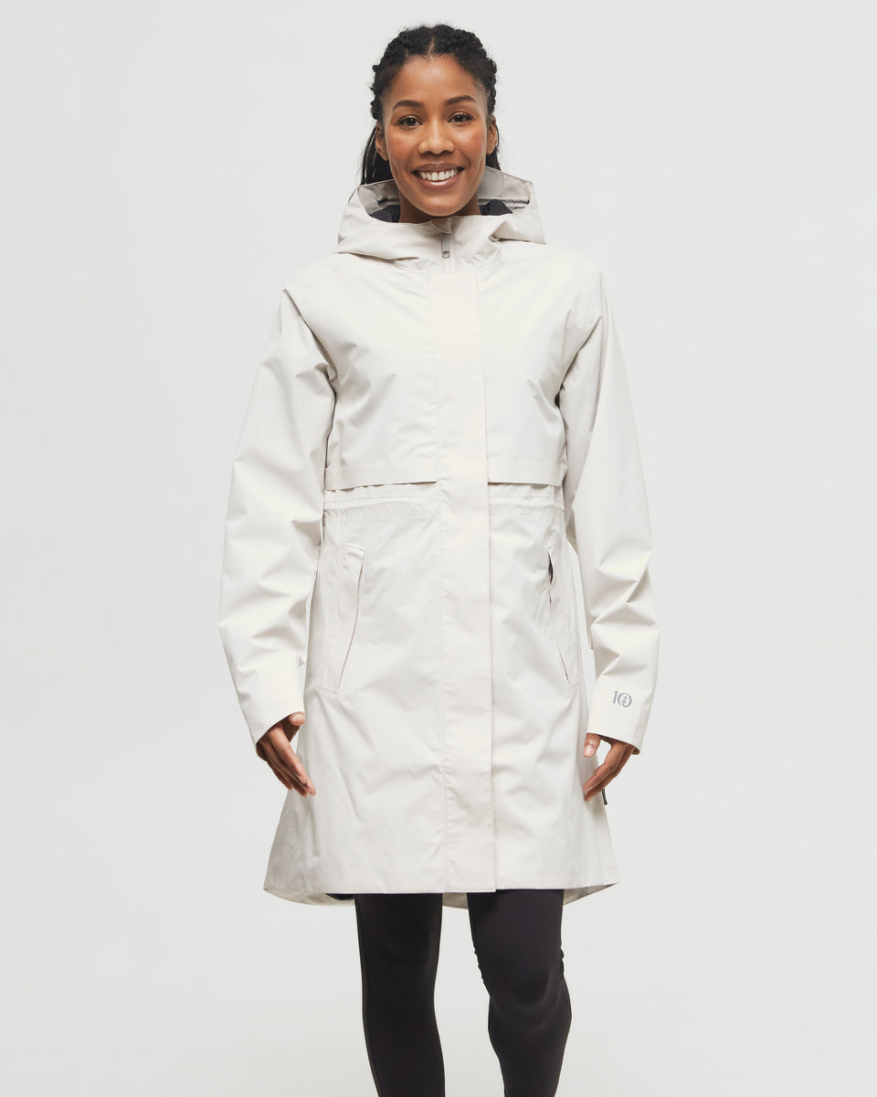 Tentree Women's Nimbus Long Rain Jacket
