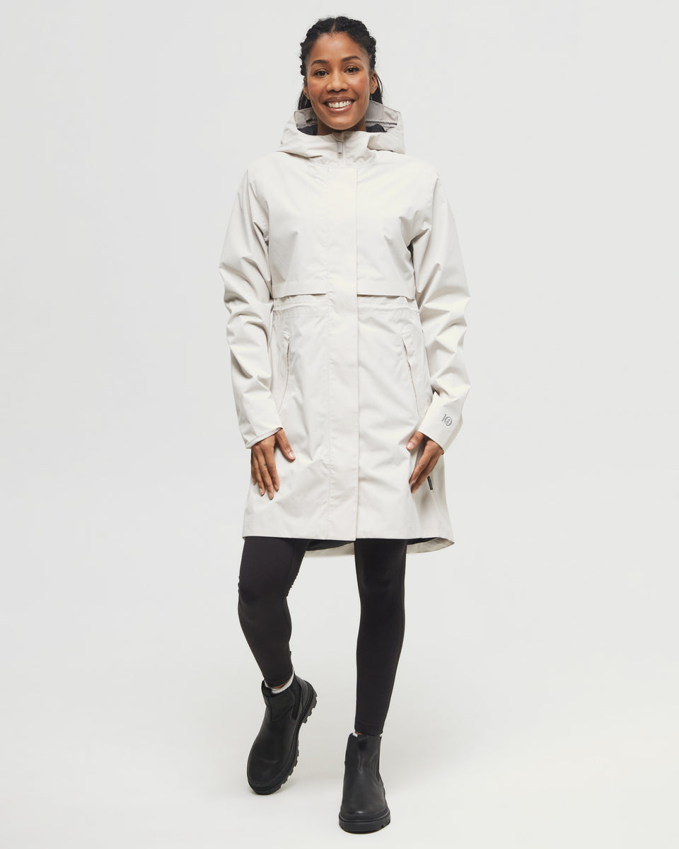 Tentree Women's Nimbus Long Rain Jacket
