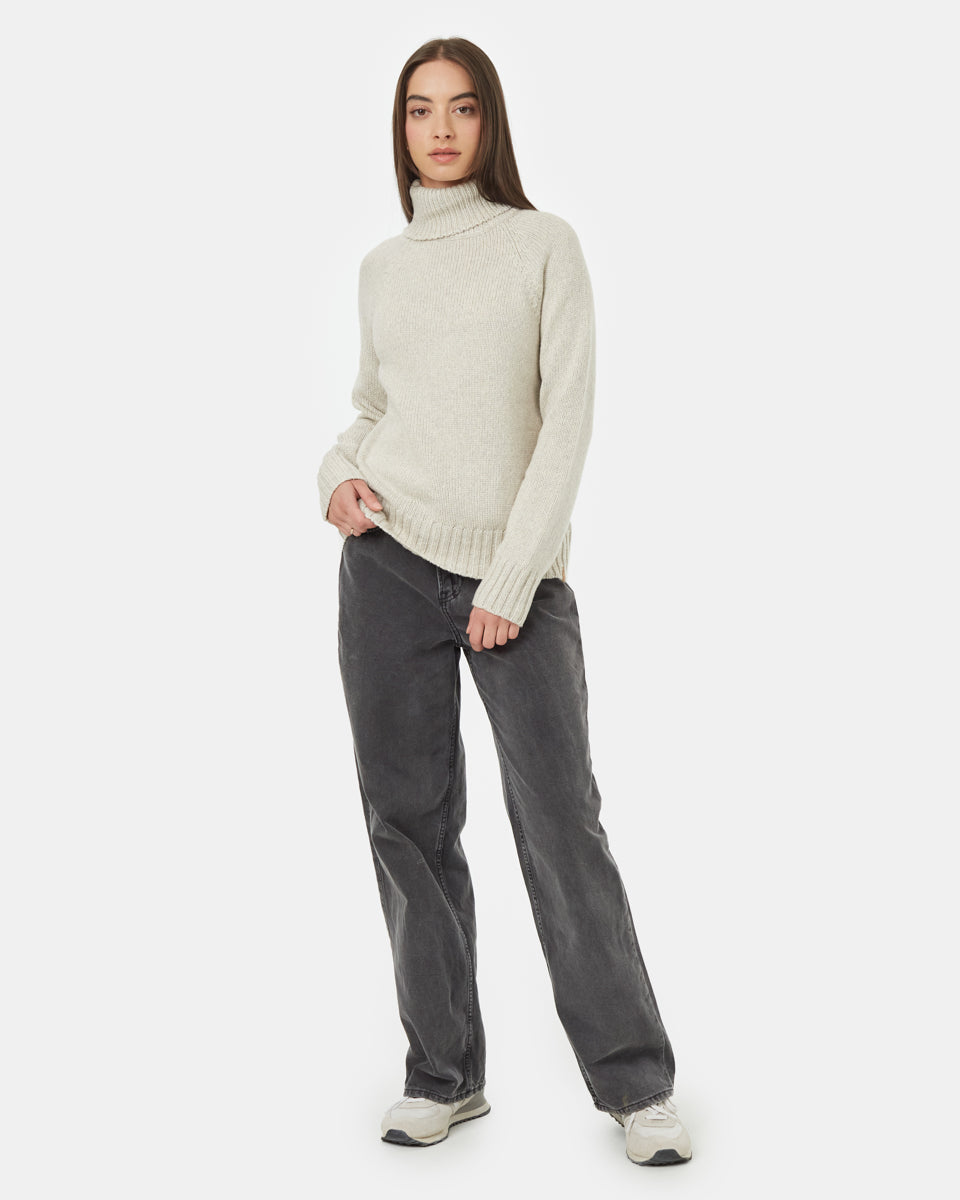 Tentree Women's Highline Wool Turtleneck Sweater