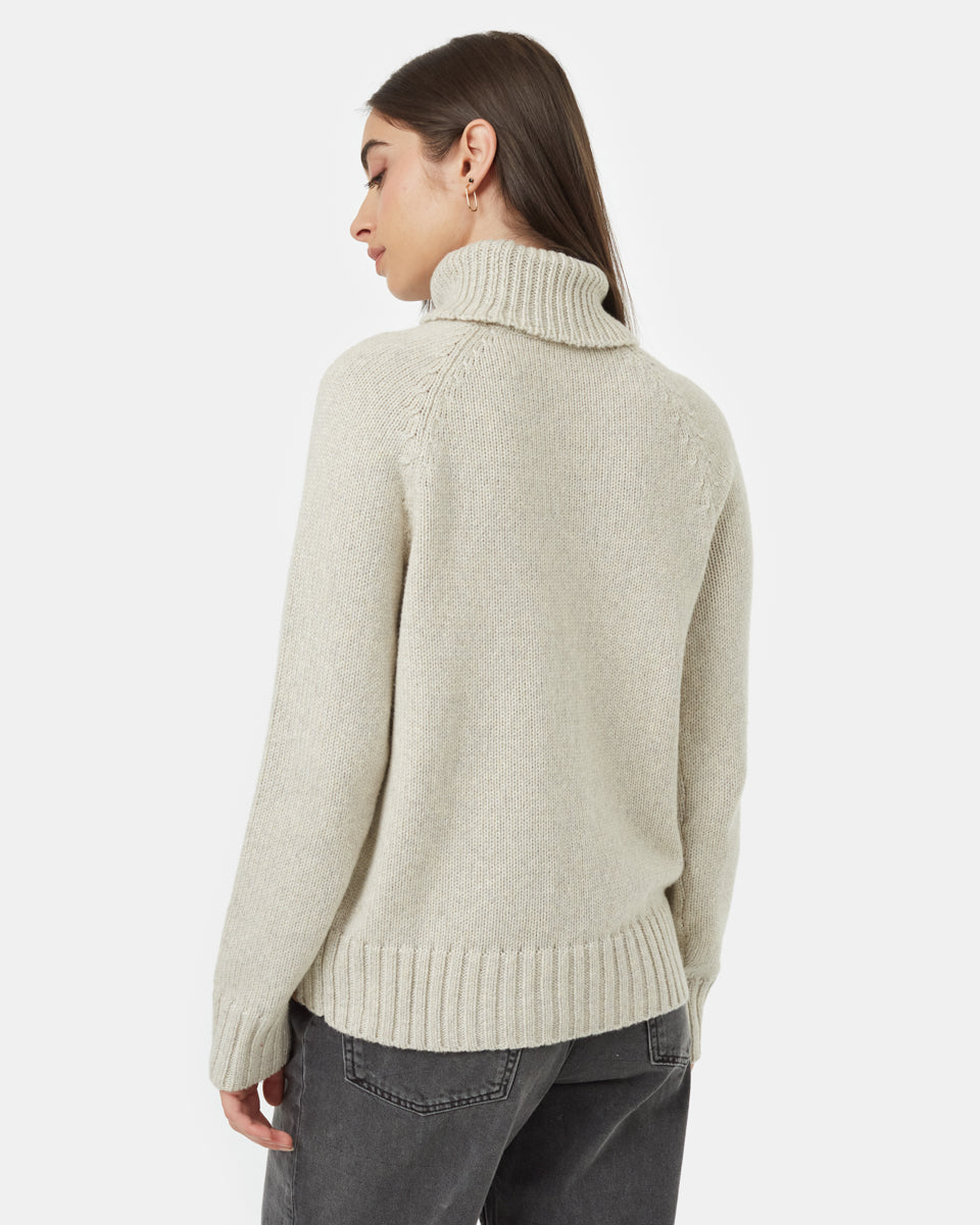 Tentree Women's Highline Wool Turtleneck Sweater