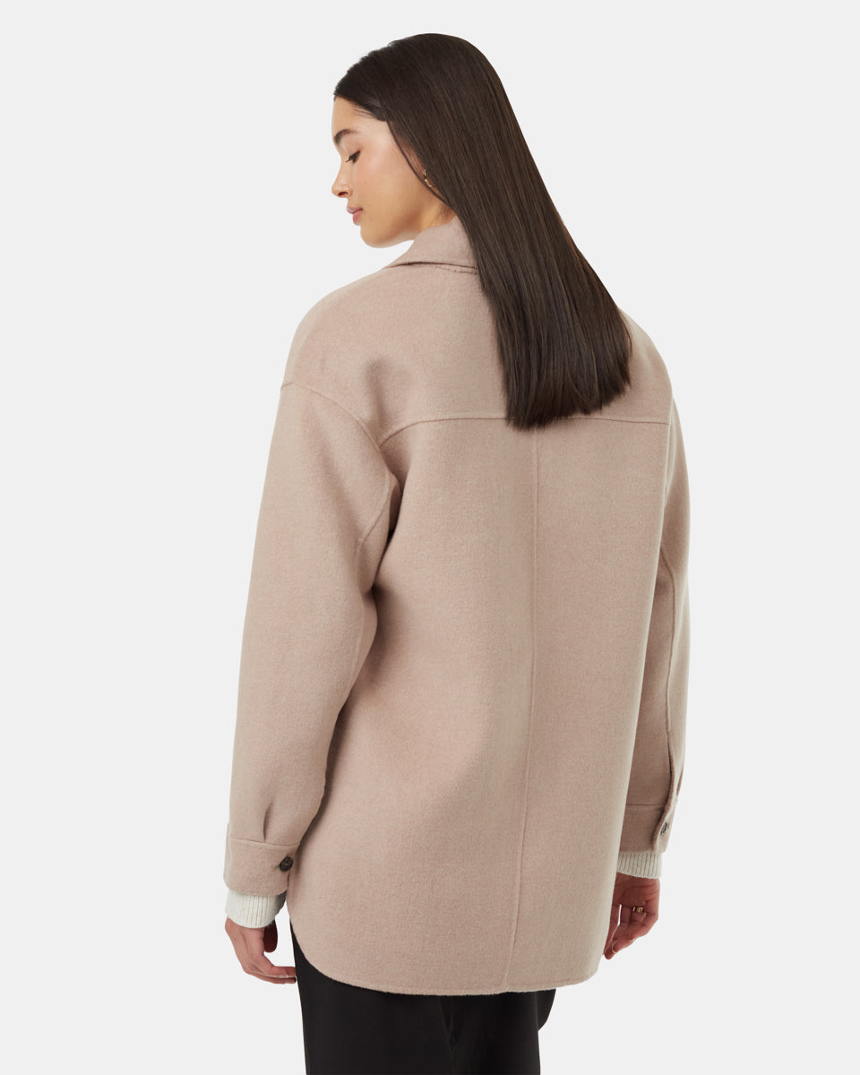 Tentree Women's Wool Button Front Coat