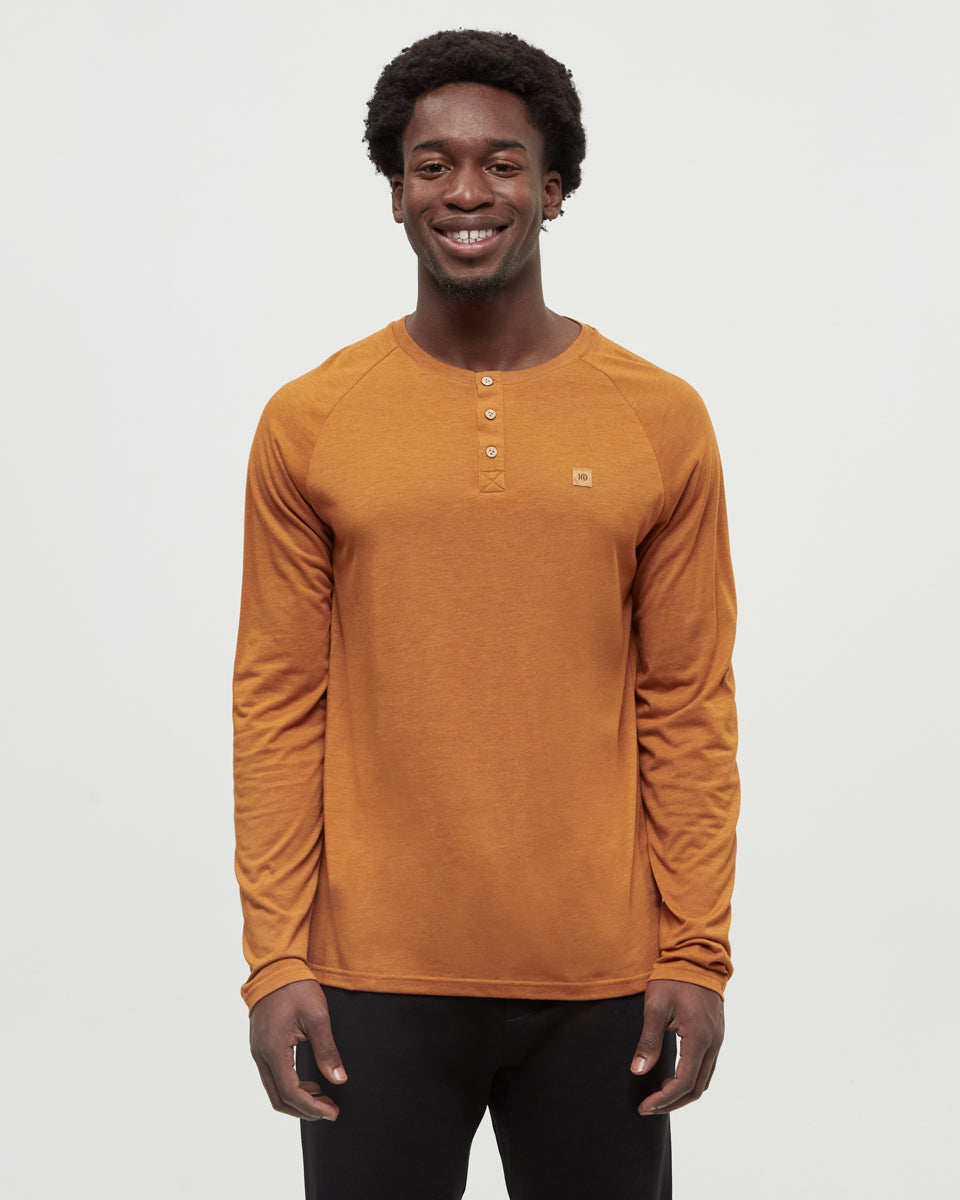 Tentree Men's TreeBlend Baker Henley Longsleeve