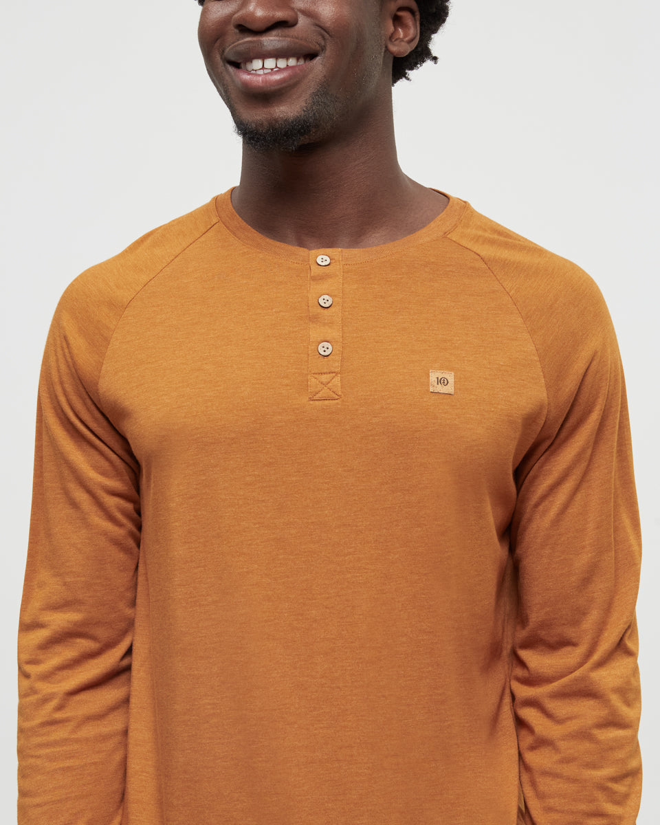 Tentree Men's TreeBlend Baker Henley Longsleeve