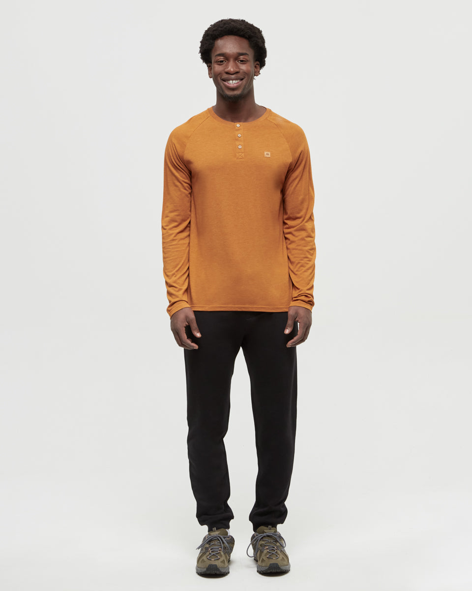 Tentree Men's TreeBlend Baker Henley Longsleeve