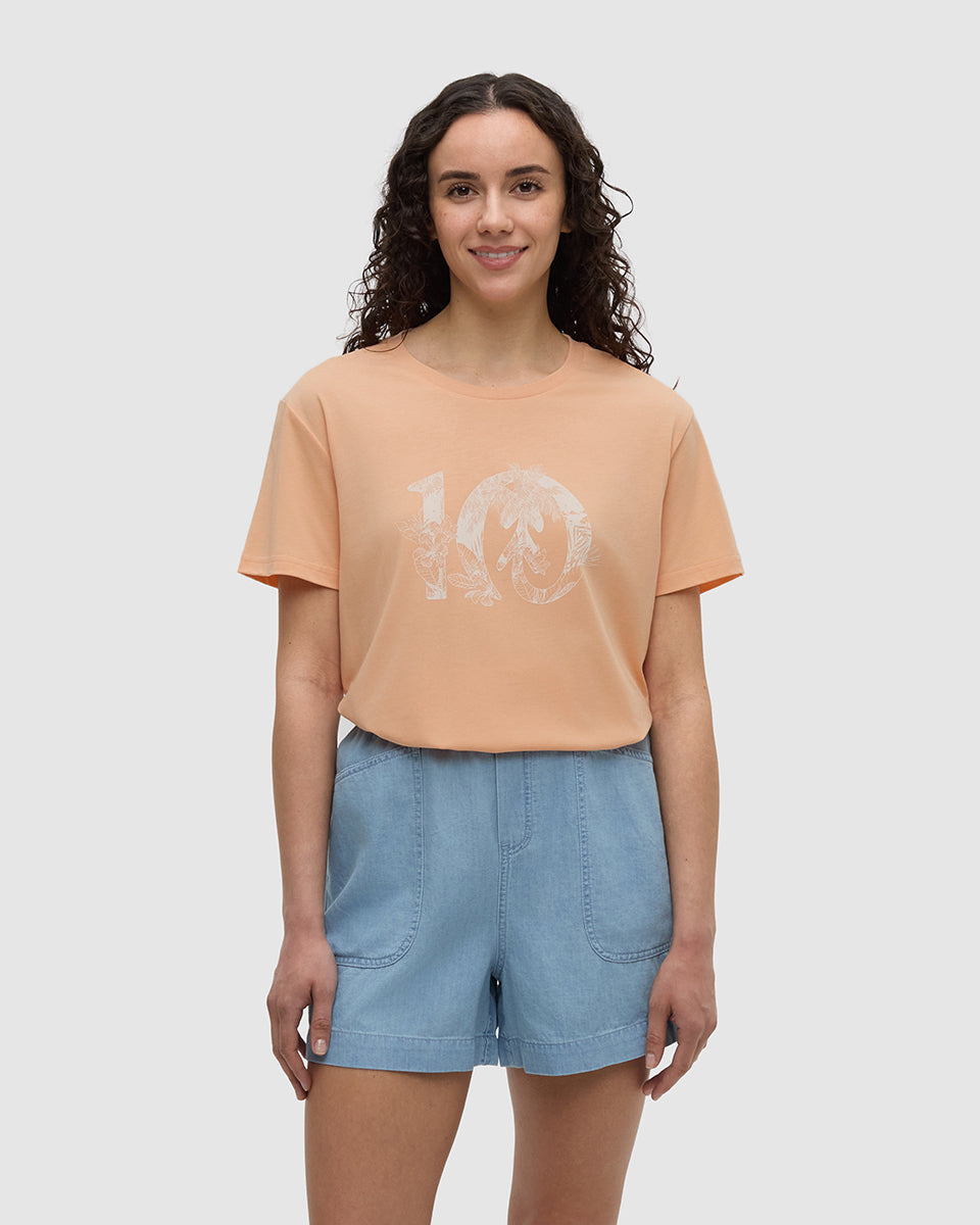 Tentree Women's Haitian Foliage Logo T-Shirt