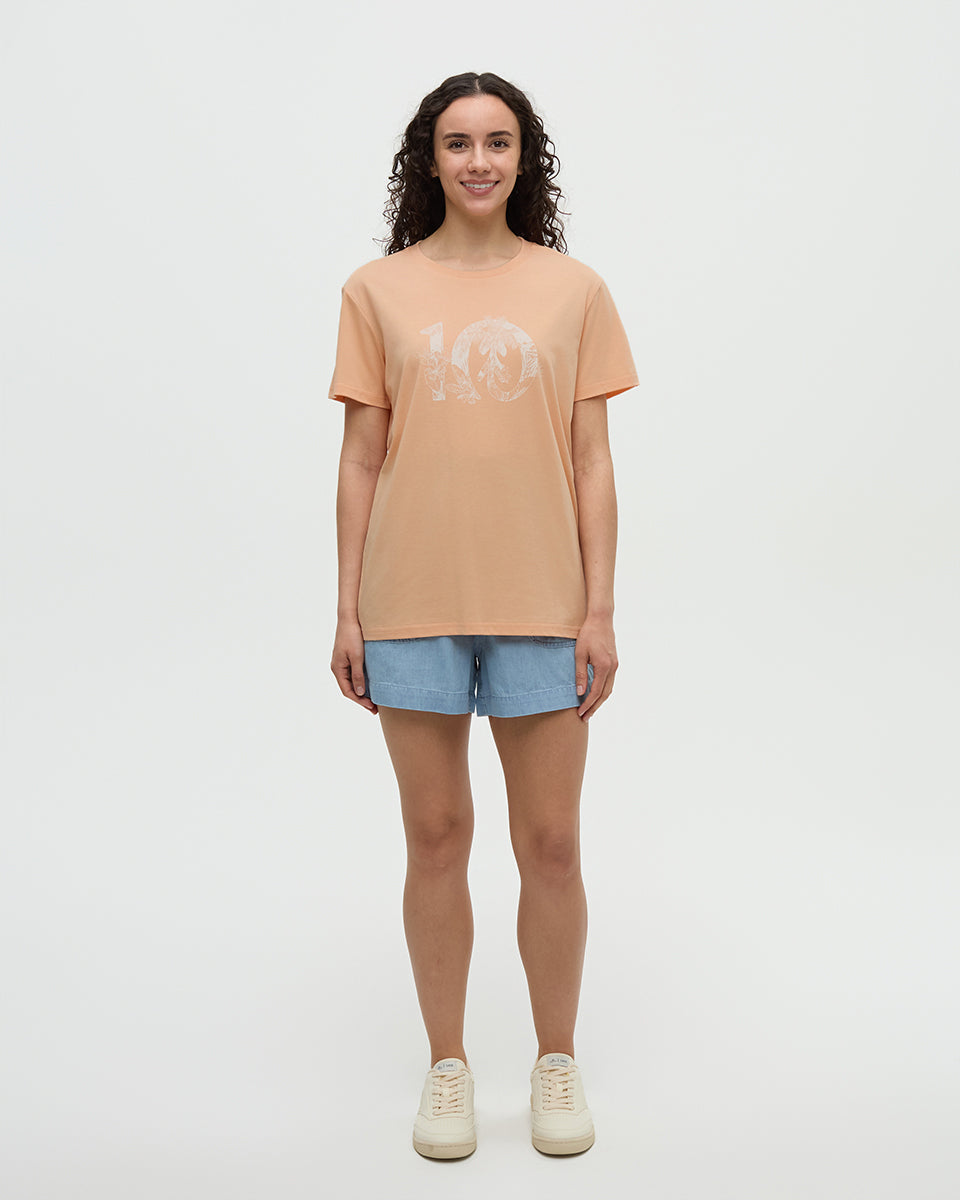 Tentree Women's Haitian Foliage Logo T-Shirt