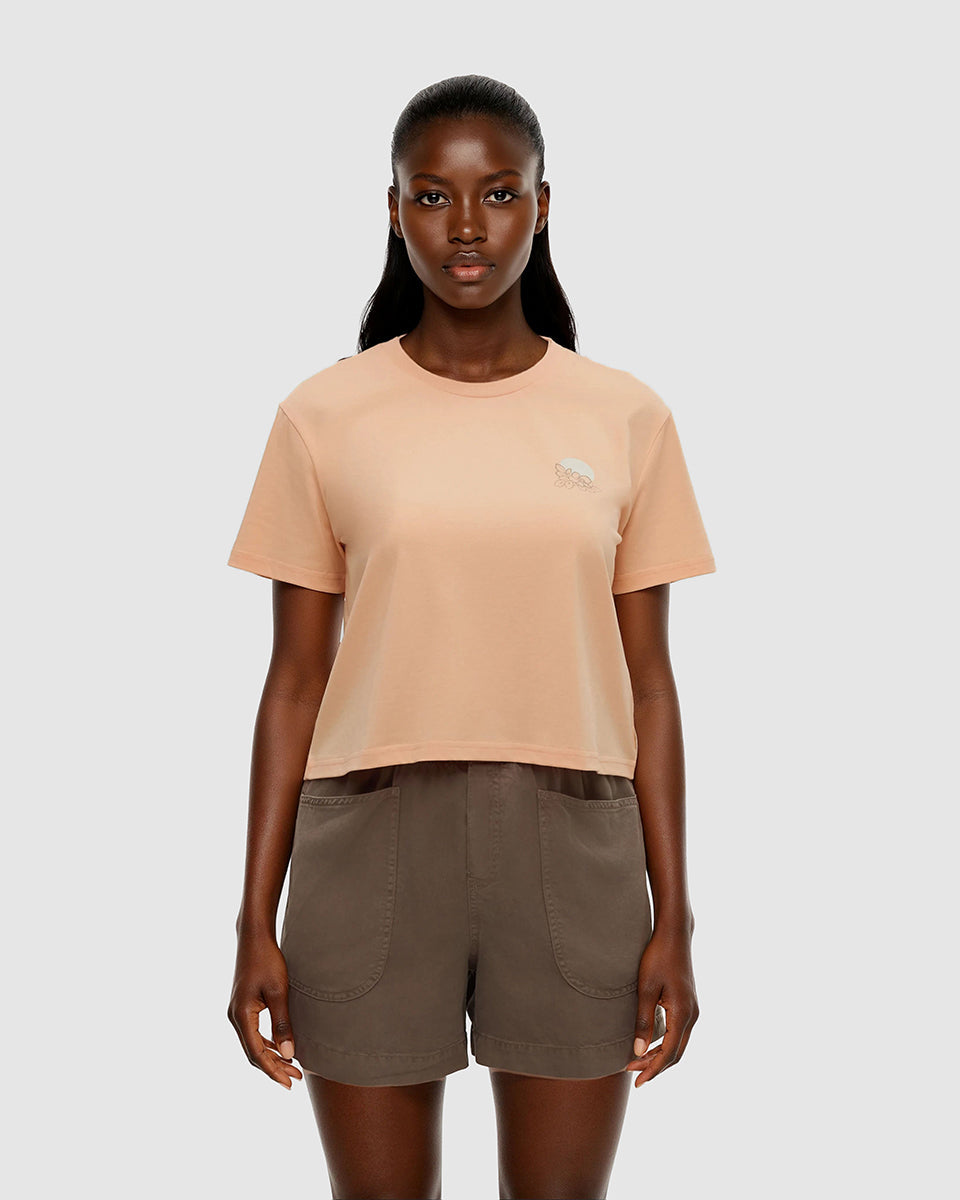 Tentree Women's Wild Rose Lake Crop T-Shirt