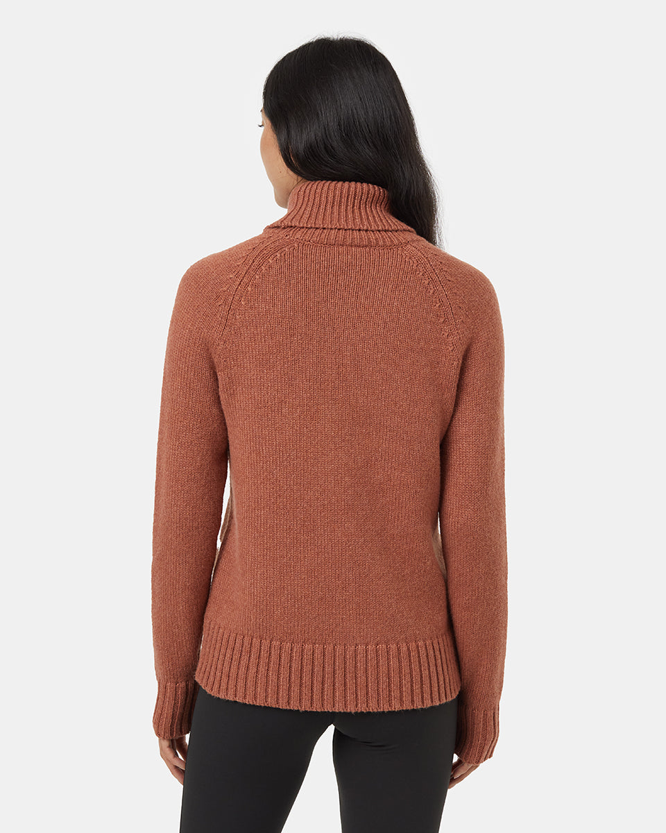 Tentree Women's Highline Wool Turtleneck Sweater
