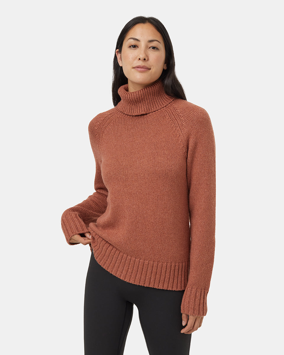 Tentree Women's Highline Wool Turtleneck Sweater