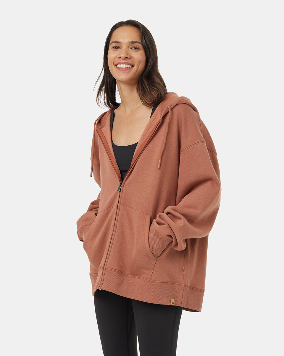 Tentree Women's TreeFleece Oversized Zip Hoodie
