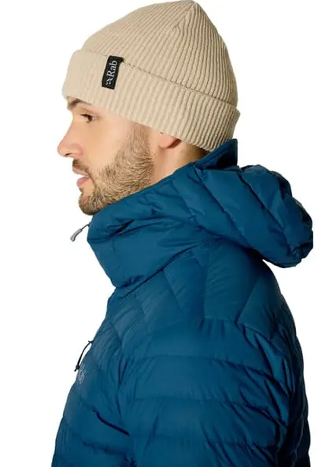Rab Unisex Perimeter Rolled Beanie Pebble