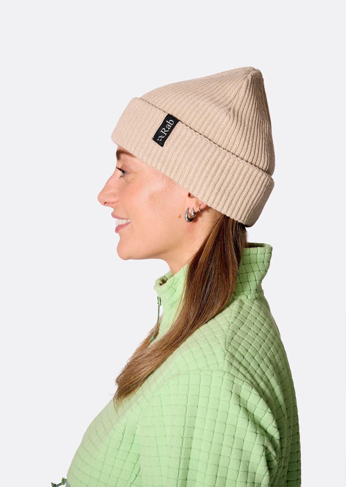 Rab Unisex Perimeter Rolled Beanie Pebble