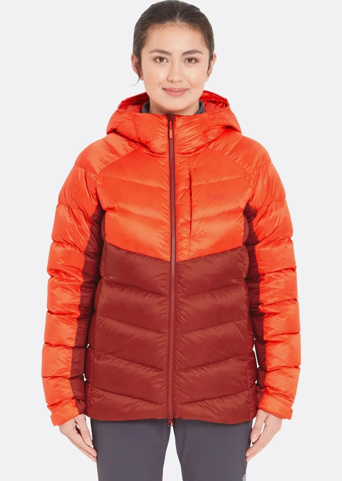 Rab Women's Glaceon Pro Jacket Red Grapefruit / Tuscan Red