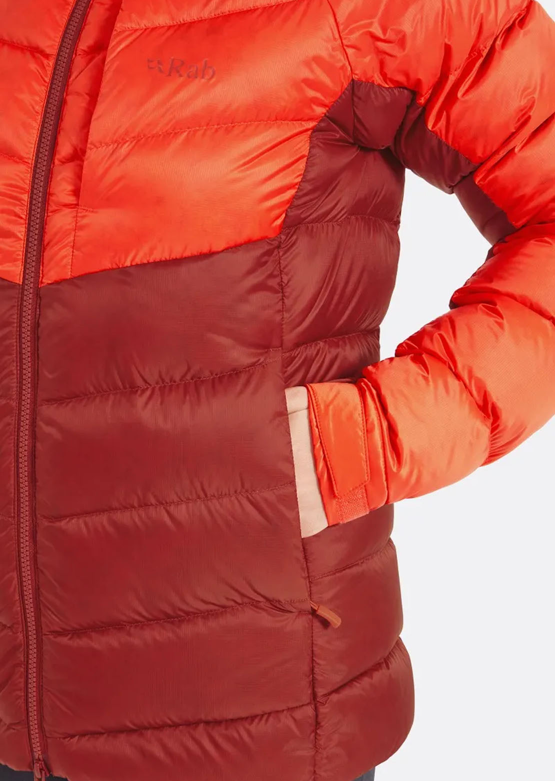Rab Women's Glaceon Pro Jacket Red Grapefruit / Tuscan Red