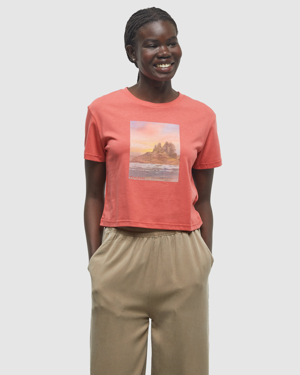 Tentree Women's Breakwater Crop T-Shirt