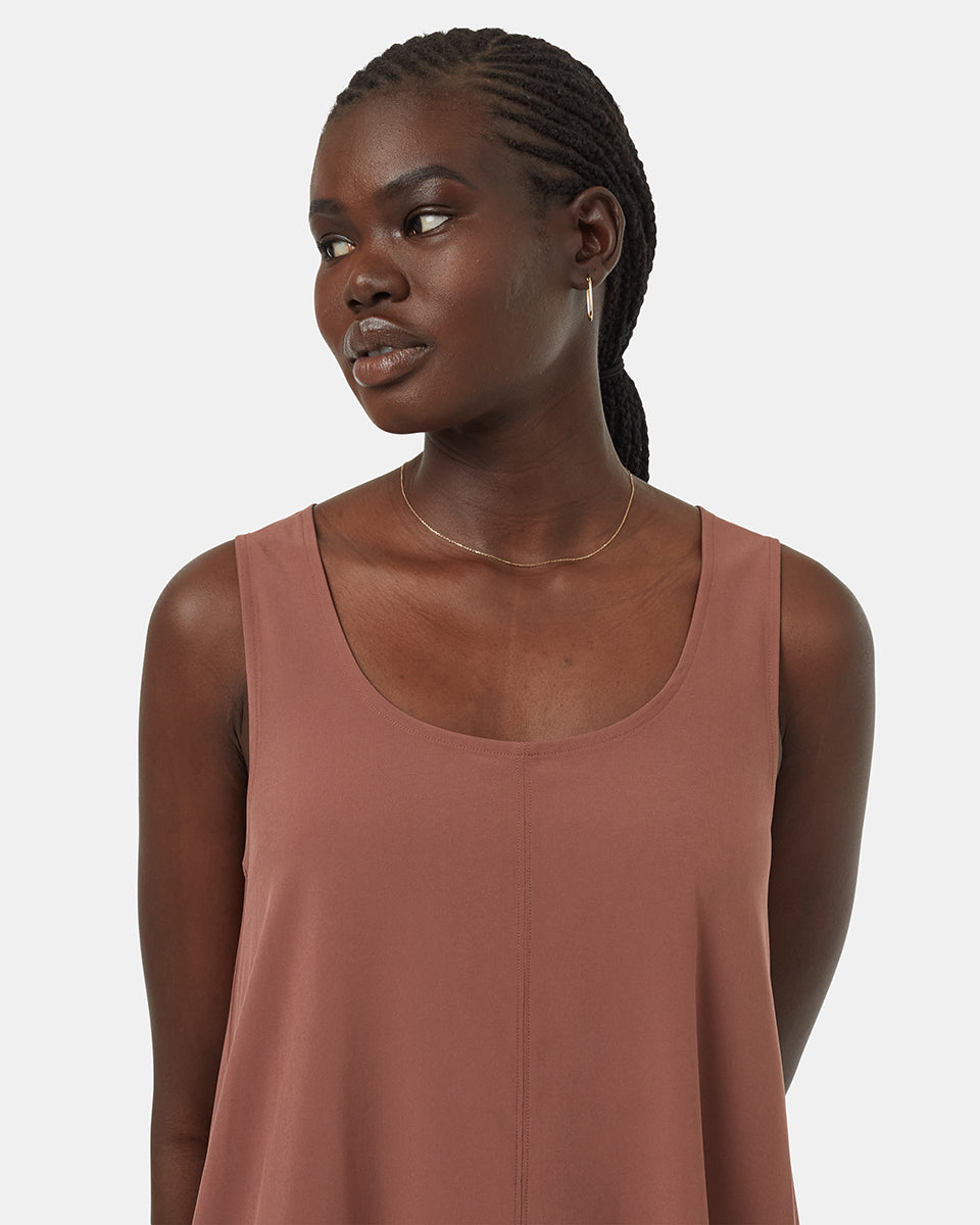 Tentree Women's InMotion Sleeveless Midi Dress