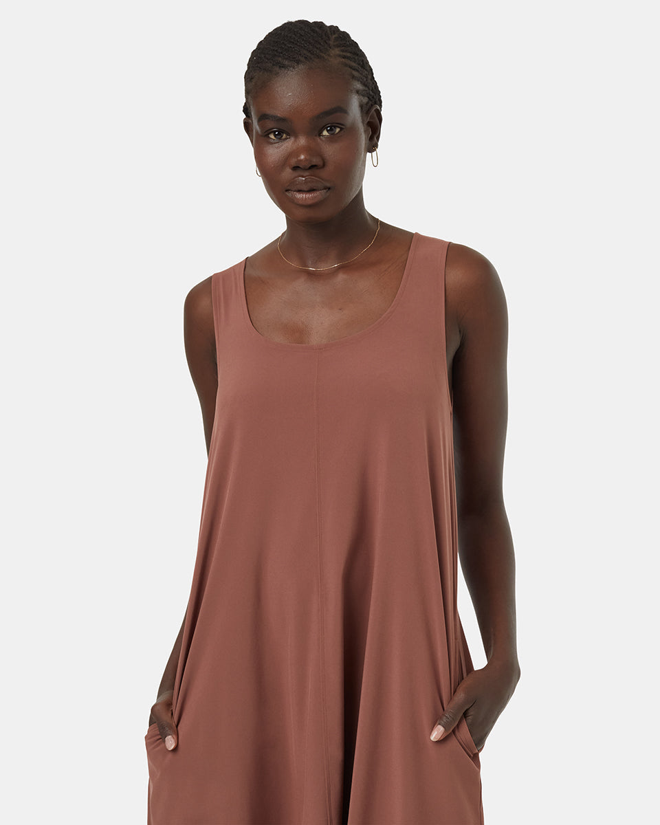 Tentree Women's InMotion Sleeveless Midi Dress