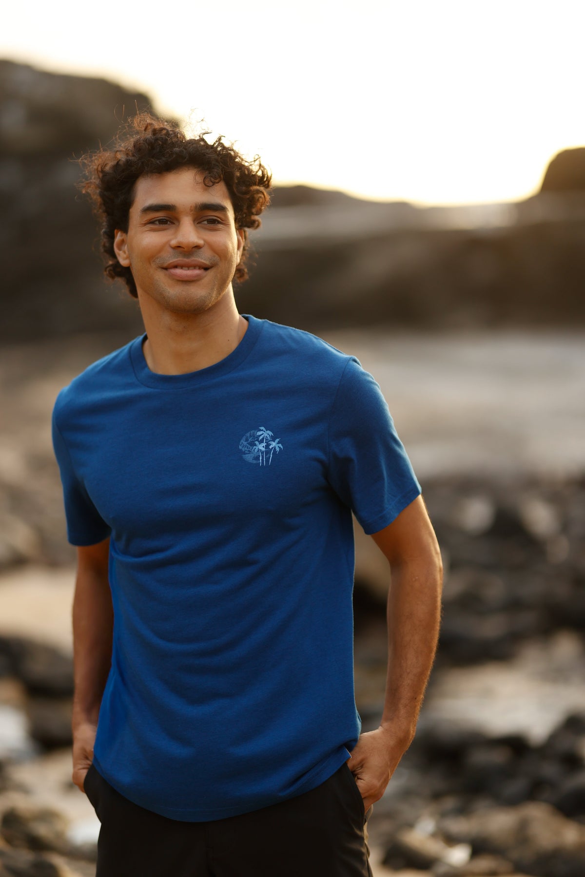 Tentree Men's Haiti Palm Overlay T-Shirt