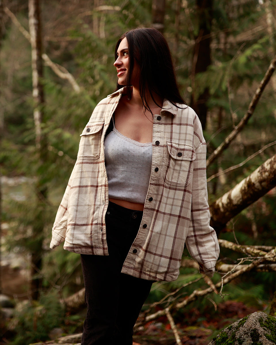 Tentree Women's Kapok Flannel Insulated Jacket