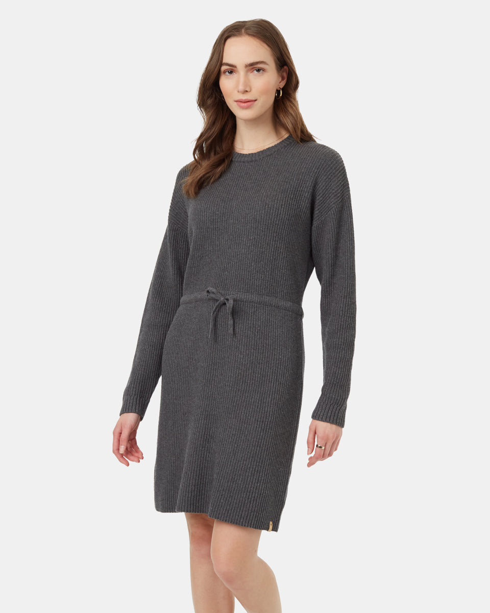 Tentree Women's Highline Drawstring Sweater Dress