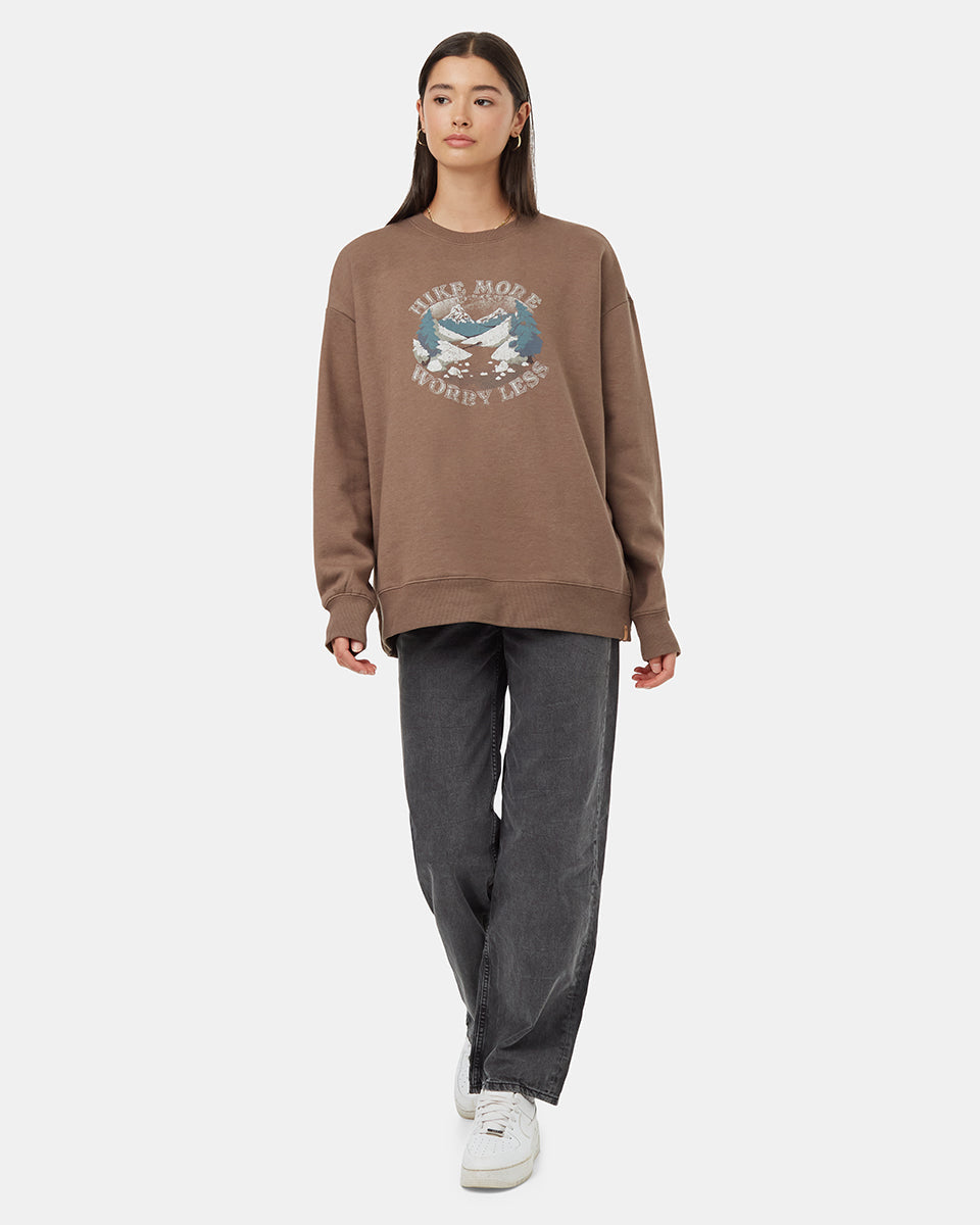 Tentree Women's Hike More Oversized Crew