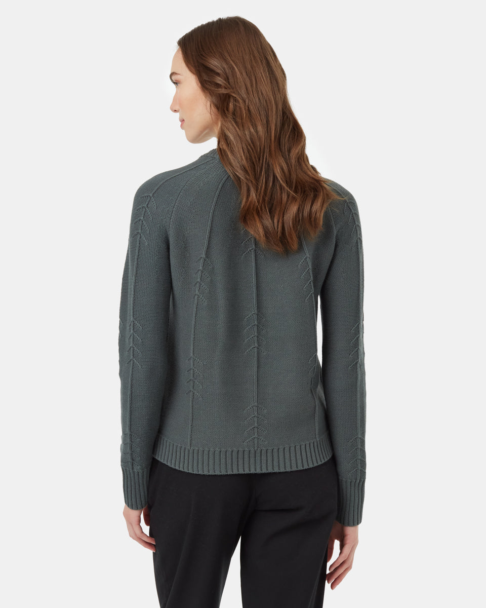 Tentree Women's Highline TreeStitch Crew Sweater
