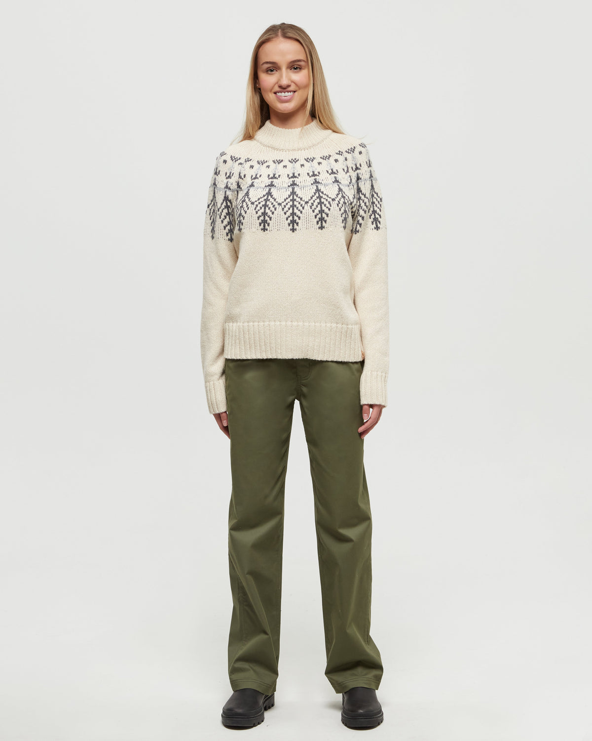 Tentree Women's Highline Wool Intarsia Sweater