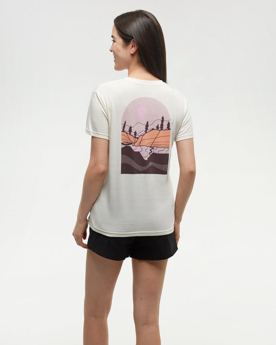 Tentree Women's Emerald Edge Arch T-Shirt