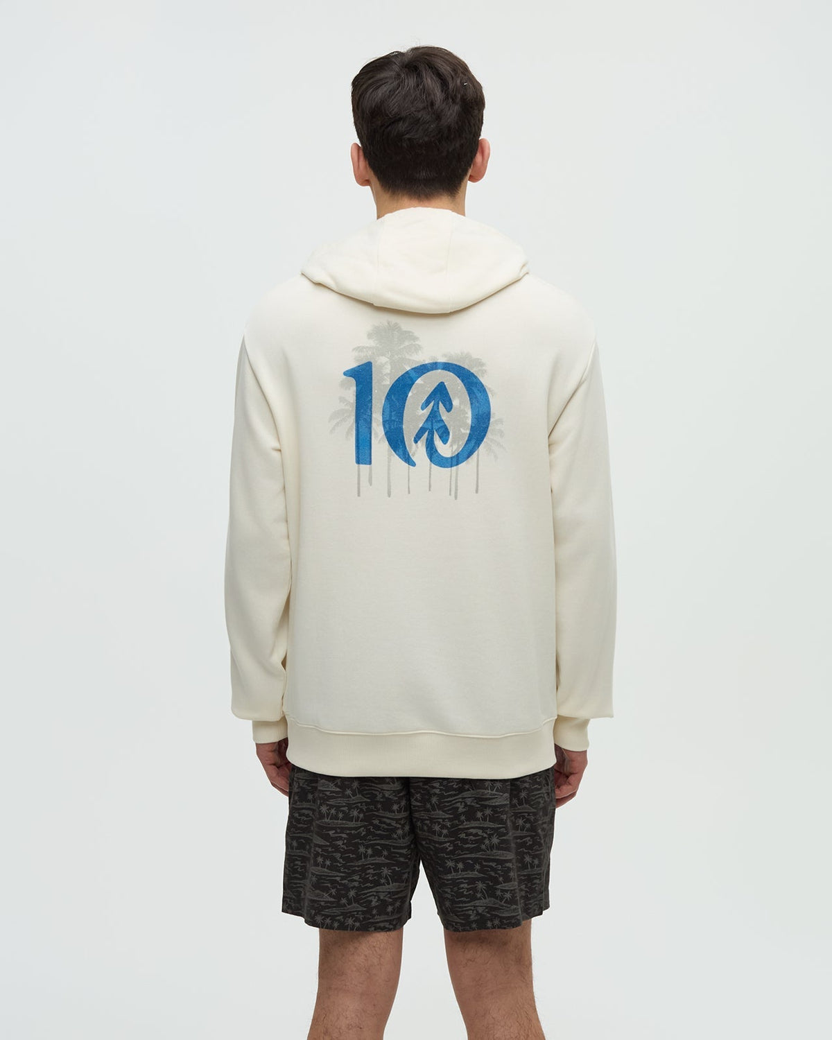Tentree Men's Haiti Palm Logo Relaxed Hoodie