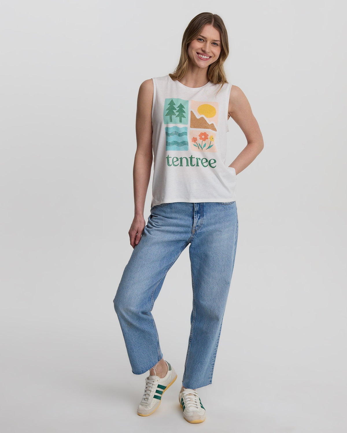 Tentree Women's Four Square Tank