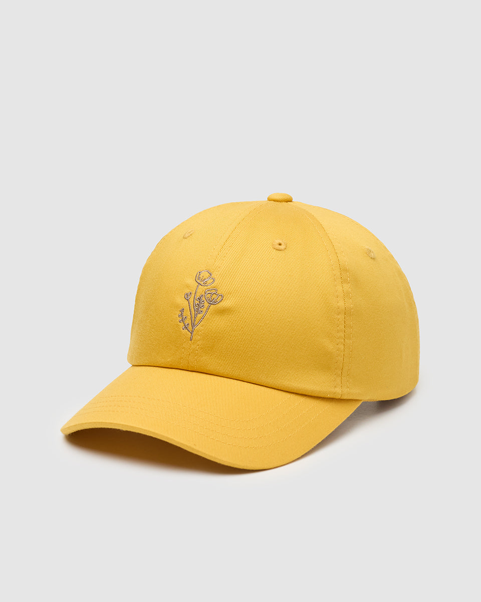 Tentree Accessories Flower Embroidery Peak Hat