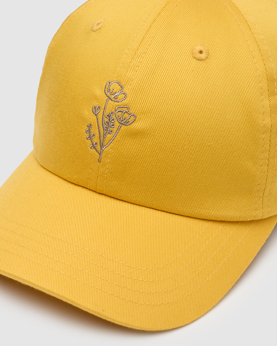 Tentree Accessories Flower Embroidery Peak Hat