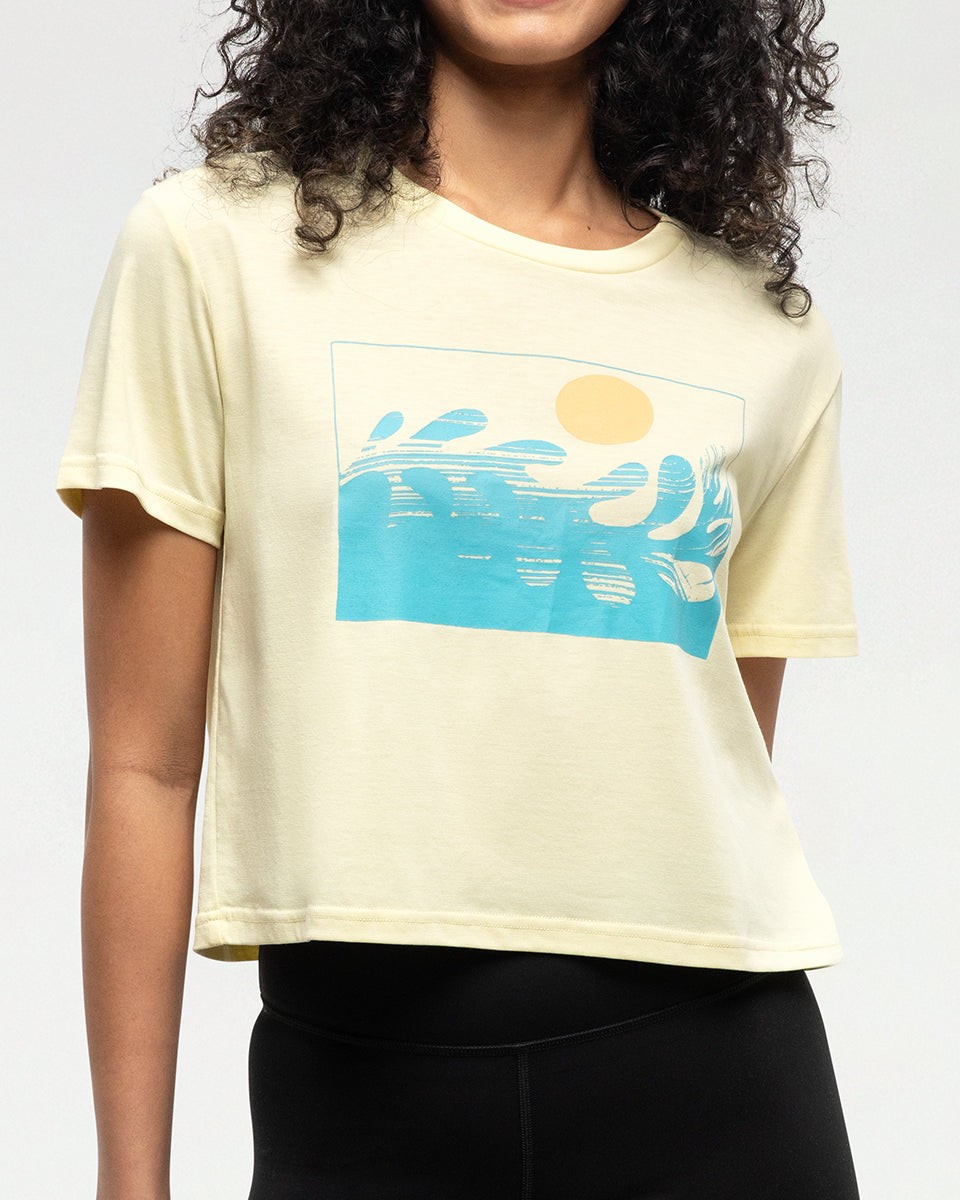 Tentree Women's Seaforestation Crop T-Shirt